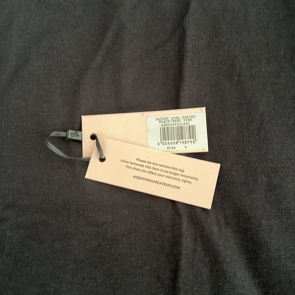 Agent Provocateur Rayley Logo Tee shirt size Large - Picture 4 of 7